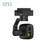 SIYI ZT6 Mini 3-Achsen Optische Doppels ensoren 4K 8MP 6x Digital Gimbal Kunststoff Wärme bild temperatur messung für